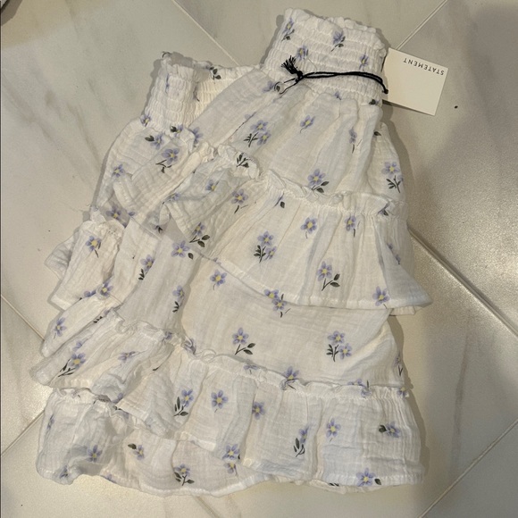 Floral Ruffle Mini Skirt - Picture 2 of 2